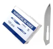 Set of 100 Post Mortem Autopsy Sterile Surgical Scalpel Blades #60 Instruments