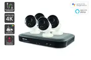 Swann 4 Channel DVR with 4 x 4K Ultra HD Heat & Motion Detection Security Cameras System - SWDVK 455804