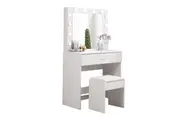 Levede Dressing Table Set 12 LEDs - White