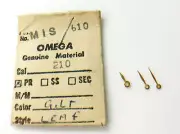 OMEGA CAL 210 BRAND NEW ORIGINAL GOLD LEAF HOUR MINUTE SECOND HANDS