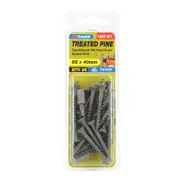 Zenith 8G x 40mm Tufcote® Countersunk Rib Head Treated Pine Screws - 25 Pack