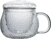 PAYNAN Tea Cup Heat Resistant Glass Transparent Tea Cup Filter Water Cup Creative Tea Set