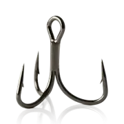Mustad Treble Hooks KVD Triple Grip SHORT SHANK (TG76NP-BN-11U) BULK Any BLACK