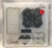 NEW Close To My Heart D1571 “Sweet & Lovely” Stamp ~ Cricut Bundle