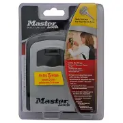 Master Lock 4-DIGIT WALL MOUNT KEY STORAGE Combination Holds 5 Keys- 83x115x35mm