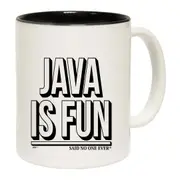 Java Is Fun Snoe Mug Cup