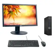 Dell OptiPlex 3050 Micro Desktop PC i5-7500T 8GB RAM 480GB SSD + 24" Monitor - Refurbished