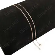 18K Rose Gold Filled HypoAllergenic 16inch 1.5mm thin Cable Chain Necklace E146R