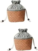 Ciieeo Teacup Storage Bag Portable Teaware Pouch with Drawstring Design for Easy Use for Travel and Storage of Teacups Teapots and Items Convenient