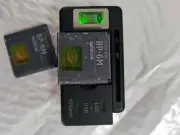 BP-6M NOKIA Battery + LCD Charger for 3250 6151 6233 6234 6280 6288 9300 9300i