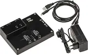 Docking Station Docking Station for 2 SSD M2 NGFF NVMe PCIe USB 3.2 Gen2 10GB with CLONAGE Function External Power Supply
