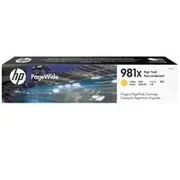 HP 981X HIGH YIELD YELLOW PAGEWIDE Cartridge