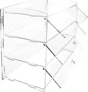 OWEITE 3 Tier Acrylic Cake Display Cabinet Bakery Donuts Cupcake Pastries Showcase