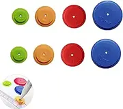 ArrErr 8 Pack Seam Marker Tool 4 Different Sizes Patchwork Tracing Wheel Circle Sewing Allowance Liner Guider Disc for Kiwi Lane Scrapbooking Pages Paper DIY Quilting Stitching Craft Tailor Fabric