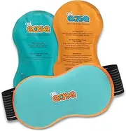 GelEase Reusable Hot & Cold Gel Pack, Soothing Pain Relief, Lightweight Reusable with Flexible Strap for Arms, Legs, Knees & Shoulders, Pack of 2, 26.5cm x 14cm