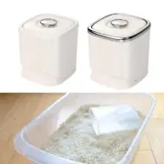 Rice Storage Container Multifunction Flour Bin for Countertop Pantry Kitchen