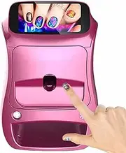 Portable Digital Mobile Nail Art Printer, Mobile 3D Nail Printer with Touch Screen 3D Nail Printer Machine Support WiFi/DIY, 10 Seconds Painting, Beauty & Personal Care for Girls' Home Nails