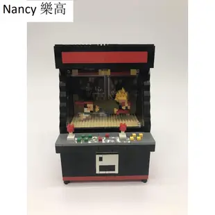 Nancy樂高💎遊戲機/快打旋風/月光寶盒/格鬥天王/街機 迷你小顆粒微型樂高創意拼插益智鑽石積木x