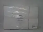 CRATE&BARREL QUEEN SHEET SET ORGANIC PERCALE WHITE 510-632 SHEET SET