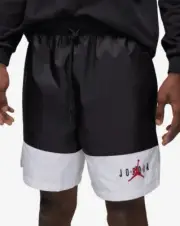 $50 NIKE AIR JORDAN JUMPMAN ESSENTIAL WOVEN SHORTS BLACK WHITE sz S