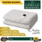 Giselle Heated Electric Blanket Single Fitted Fleecy Underlay Machine Washable