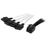 StarTech 1m Internal Mini SAS to SATA Cable - SFF-8643 to 4x SATA (sas43sat1m)