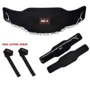 GYM BACK PULL UP CHIN DIPPING DIP BODY BUILDING WORKOUT WEIGHT LIFTING BELT