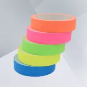 5 Pcs Fluorescent Tape Orange Gaffer Glow in The Dark Decorations