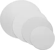 Generic 4pcs Round Cake Boards Cardboard Base for Mousse Dessert Decorating Stable Support for Baking Pastries Reusable Cake Round Display