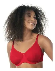 [Parfait] Enora Underwire Minimiser Bra in Racing Red