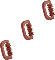 Massage Roller for Calf Relief Lightweight Manual Massager Tool for Back Neck Body Muscle Relaxation Portable Yoga Stretching Aid Durable Wood Design