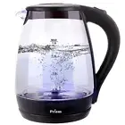Electric Kettle PRISM with LED Illumination, Boro-Silicate Glass Body, (Black)