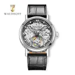 【WALDHOFF 沃德弗】MW-18-A 大都會陀飛輪鑽石銀 METROPOLIS DIAMOND SILVER 41MM 手動上鍊(男/女錶)