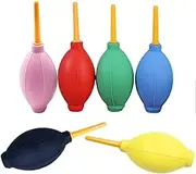 6 Pcs Silicone Air Blower Blowing Ink Air Blower for Card Making Dispersing Blowing Dust Removal Ash Removal Gas Blowing Hand Held Cleaning Tools for Cameras,Watch, Cell Phone, Lenses Cleaning