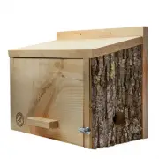 Winter Bird Nesting Box, Handcrafted Wood Winter/Summer Outdoor Shelter