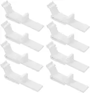 Luxshiny 8pcs Window Blind Clips Vertical Blind Retainer Clips for Easy Installation and Elegant Design for Household Window Treatments and Curtain Accessories