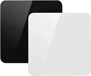 KINJOEK 12 x 12 Inch Acrylic White & Black Reflective Display Table Riser Backdrops for Professional Product Photography, 30 x 30 cm Background Boards for Product Table Top Photography Shooting