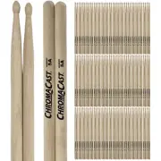 ChromaCast 5A USA Made, Wood Tipped, Hickory Drumsticks | 60 Pairs