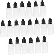 Homoyoyo 50pcs Refillable Plastic Dropper Bottles with Caps Leakproof Squeeze Containers for Essential Oils Eye Drops Ink and Travel Use Versatile Liquid Storage