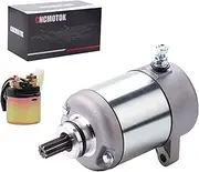 Starter Motor W/Solenoid Compatible with Honda Rancher 350 TRX350FE/FM/TE/TM, FourTrax (2000-2006) – Replacement for ATV UTV TRX350 Models