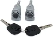 Door Lock Cylinder Repair Kit Fornt Left Fornt Right, for, for VW, for, for Bora, for, for Golf IV 4, for, for Polo, 9N 1997-2014 1U0837167 1U0937168(1 Pair)
