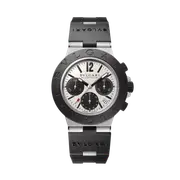 Bulgari Aluminium Chronograph Titanium & Aluminium White Dial 103383