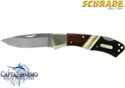 SCHRADE OLD TIMER MOUNTAIN BEAVER LARGE FOLDING POCKET KNIFE LEATHER POUCH 29OT