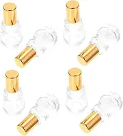 FRCOLOR 10PCS Essential Oil Roller Bottles Refillable Gourd for Travel Compact Durable Easy to Use for Aromatherapy Go Convenience