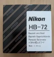 NIKON Bayonet Lens hood HB-72 for AF-S NIKKOR 20mm f/1.8G ED