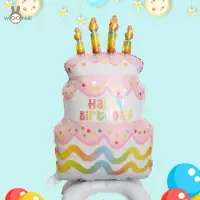 在飛比找momo購物網優惠-【WOONUE】生日慶祝派對儀式感網美款佈置擺拍充氣大型氣球