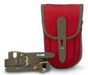 Billingham TEN-16 Compact Camera Bag Case - Burgundy / Chocolate Strap (UK) NEW