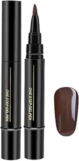 Nail Polish Pens Nail Varnish Pens For Real Nails Gel Nail Arts Pens One-Step Nail Gel Pen Suitable For Women Girls' Home And Professional Manicure