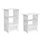 End Table Bedside Cabinet Small Bedside Table for Restaurant Farmhouse Dorm