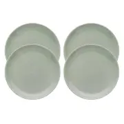 4PK Ecology Element 26.5cm Stoneware Dinner Plate Round - Dew